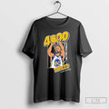 Classic Golden State Warriors Steph Curry 4000 Threes Pointers And Counting Unisex T-shirt, Sweatshirt, Hoodie, Long Sleeve Tee