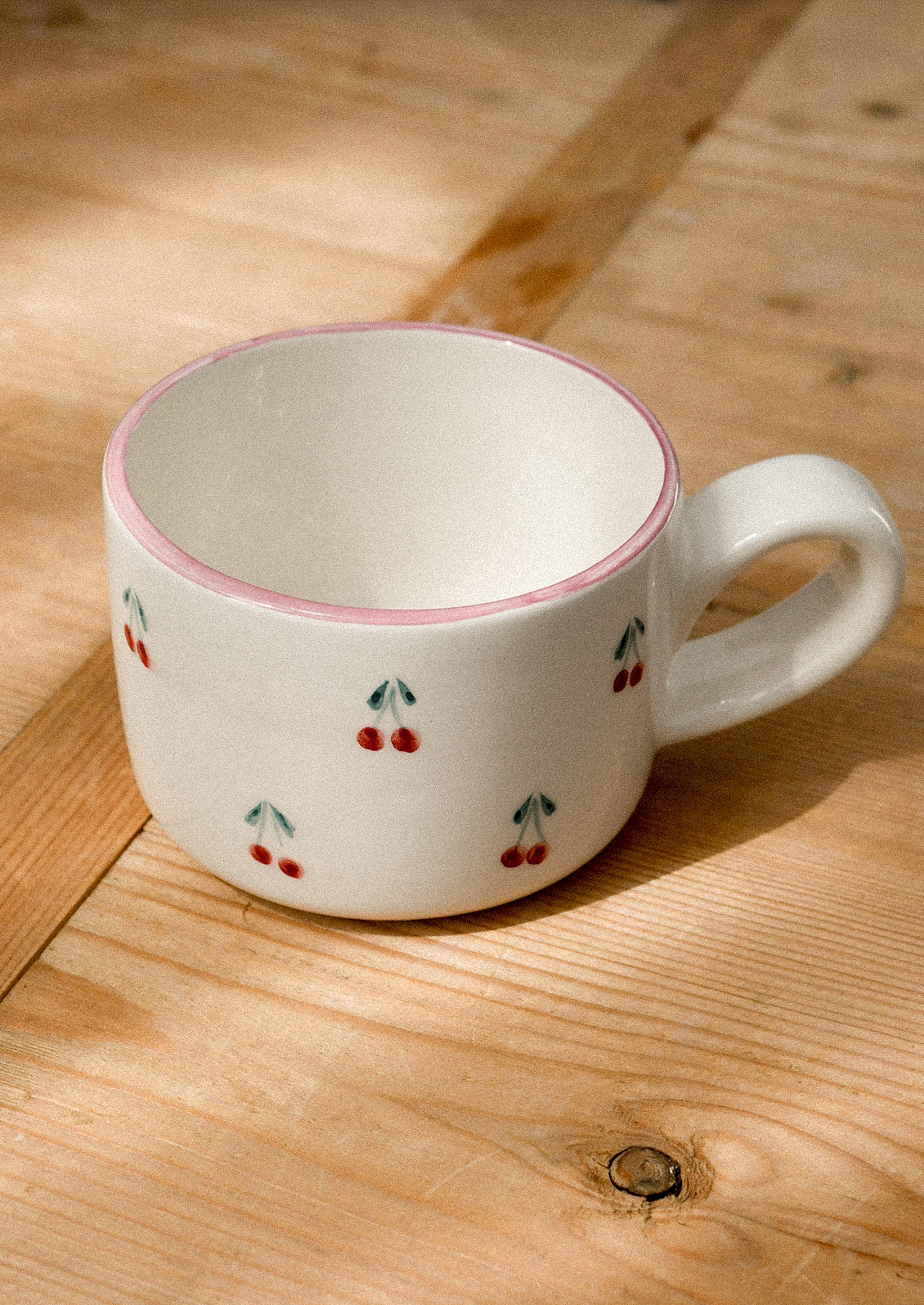 Cherries Cappuccino Mug
