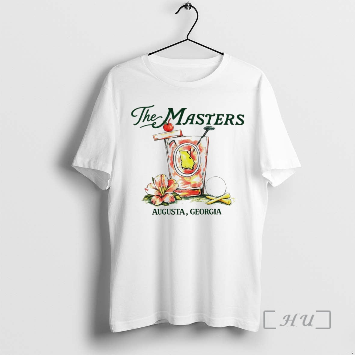 Officials Augusta Georgia Masters Golf Azalea Floral Graphic Unisex T-shirt, Sweatshirt, Hoodie, Long Sleeve Tee
