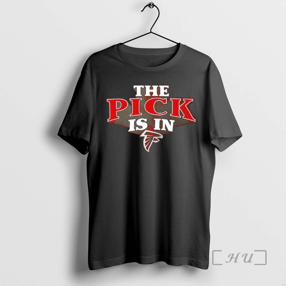 Officials The Pick Is In Atlanta Falcons 2026 Unisex T-shirt, Sweatshirt, Hoodie, Long Sleeve Tee
