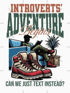Introvert Adventure by RockBeeDesigns Unisex T-shirt, Sweatshirt, Hoodie, Long Sleeve Tee