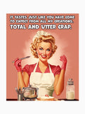 Vintage Advertisement ... Total Crap. by CircaSassy Unisex T-shirt, Sweatshirt, Hoodie, Long Sleeve Tee