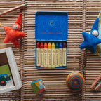 Beeswax Crayons - Waldorf Mix - 8 Sticks